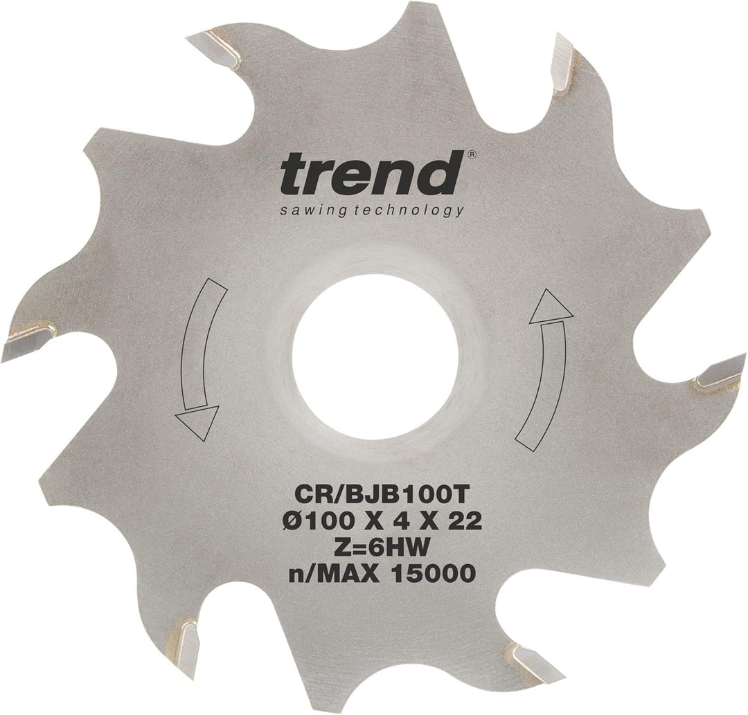 Trend T18S 18 V Biskuit-Joint-Kit (1 x 2-Ah-Akku und Schnellladegerät), T18S/BJK1/E