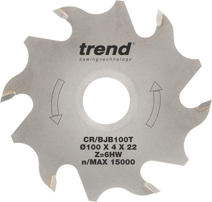Trend T18S 18 V Biskuit-Joint-Kit (1 x 2-Ah-Akku und Schnellladegerät), T18S/BJK1/E