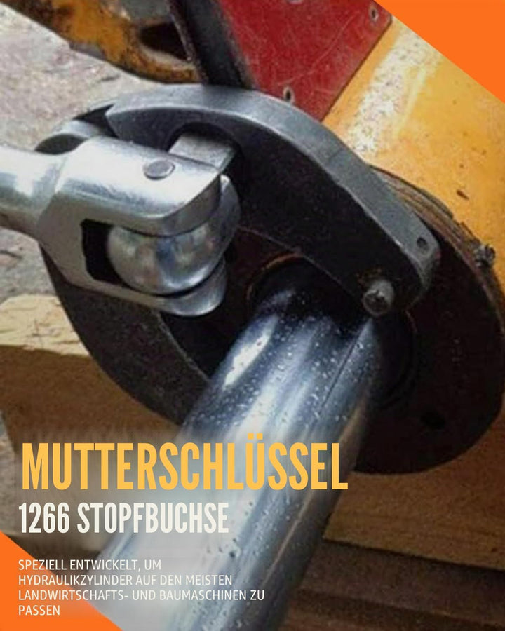FLYINGWING 1266 Verstellbarer Schraubenschlüssel, universell für Hydraulikzylinder auf den meisten B