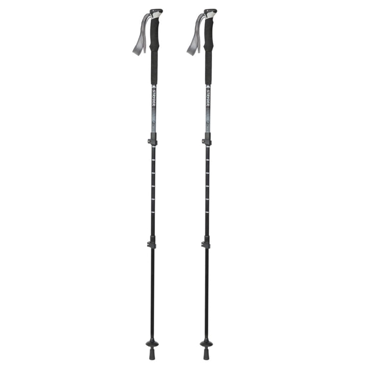 Trespass Lightweight Trekking Poles Stryder Schwarz EACH, Schwarz EACH