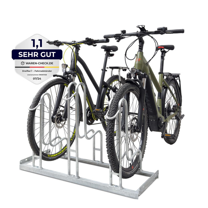 Dreifke® Hochwertiger Fahrradständer Standparker 4053 | Sicherer, robuster Fahrradparker Mountainbik