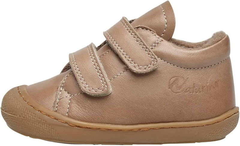 Naturino Cocoon VL-Lauflernschuh aus Nappleder mit Wollfutter-Altrosa 17 EU Taubengrau, 17 EU Tauben