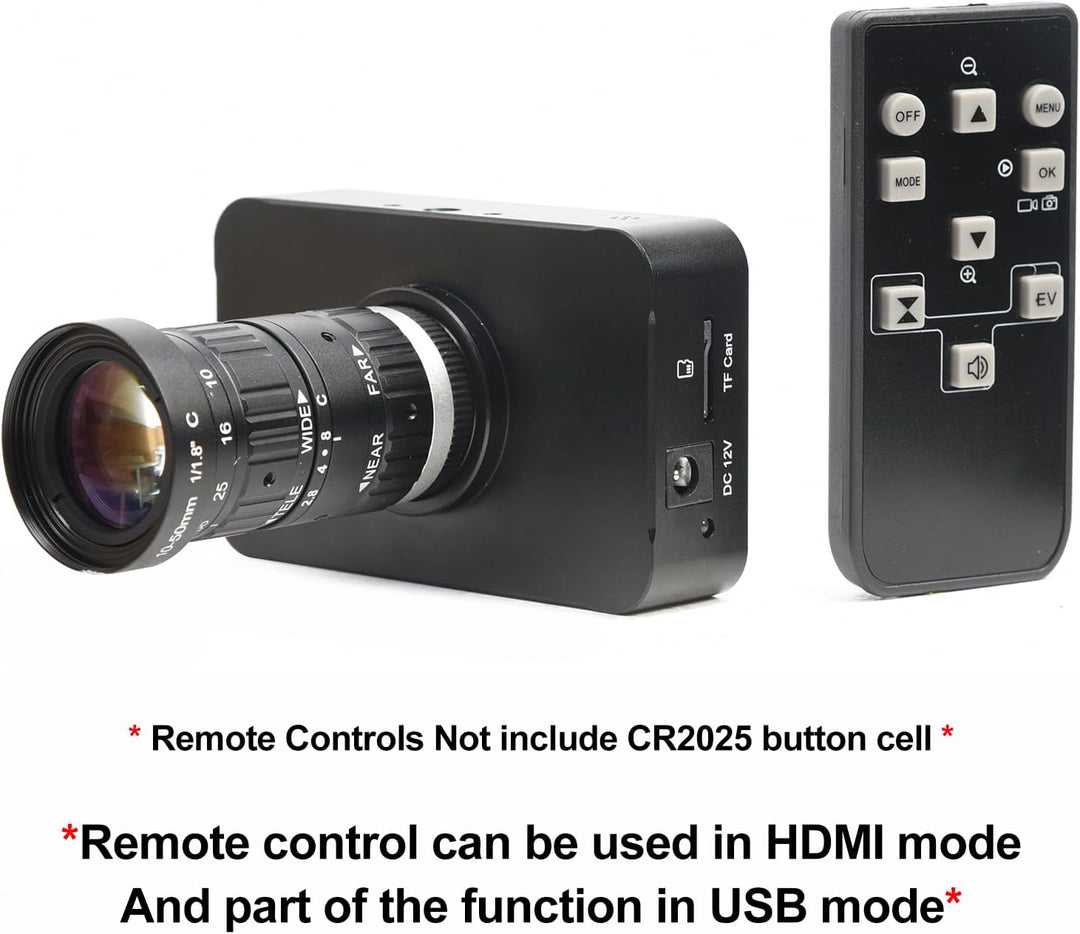 MOKOSE 12MP 4K HDMI Kamera, 1080P USB HD Live-Übertragung Webkamera mit 4K@30FPS Aufzeichnung, Indus