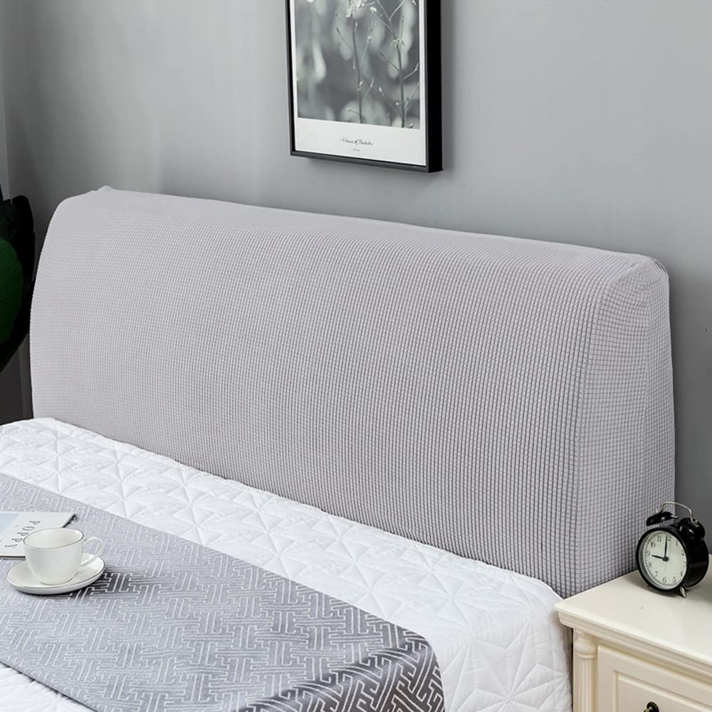 Stretch Kopfteilbezug für Bett - Dehnbare Saubdichte Schutzhülle Husse Abdeckung Cover für Gepolster