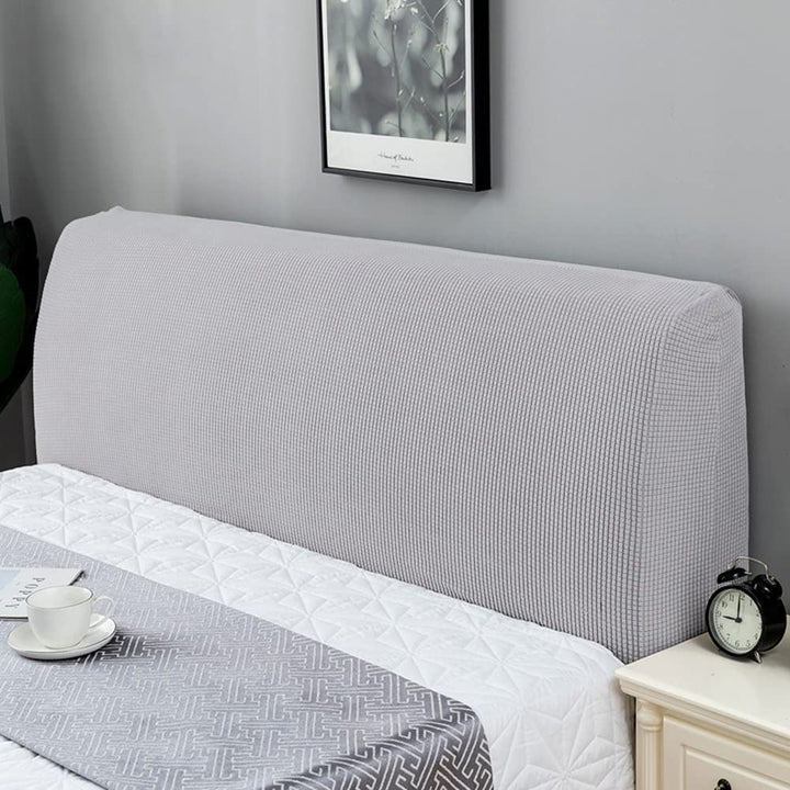 Stretch Kopfteilbezug für Bett - Dehnbare Saubdichte Schutzhülle Husse Abdeckung Cover für Gepolster