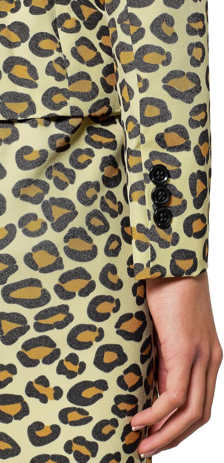 OppoSuits - Verrückter Anzug mit lustigen Prints für Damen - Komplettes Set: Jacke und Rock 34 Lady