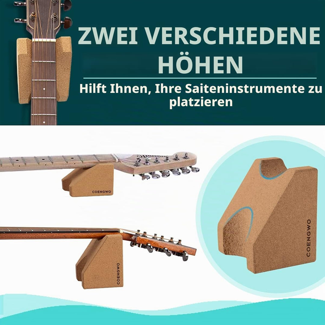 COENGWO Gitarren Halsstütze, Gitarre Halsstütze Cradle Saiteninstrument Nackenstütze Gitarrenbauer T