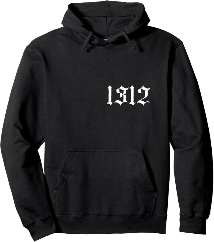 1312 auf tshirt, 1312 auf Hoodie, 1312 cooles Fussball Fan Pullover Hoodie