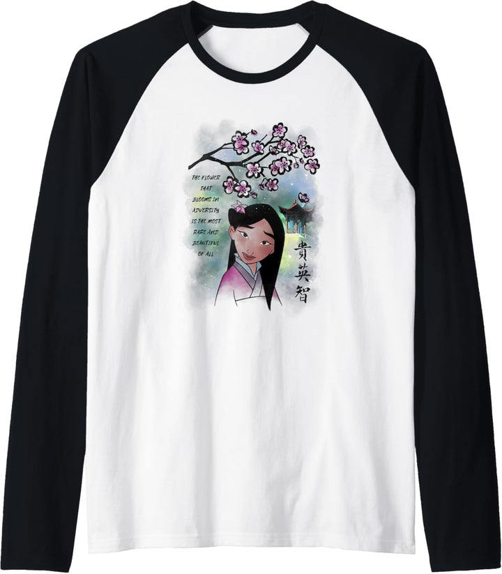 Disney Mulan Water Color Raglan
