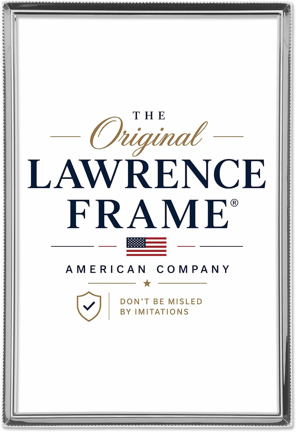 Lawrence Frames Bilderrahmen, 20,3 x 30,5 cm, poliertes Silber silber 8x12, silber 8x12