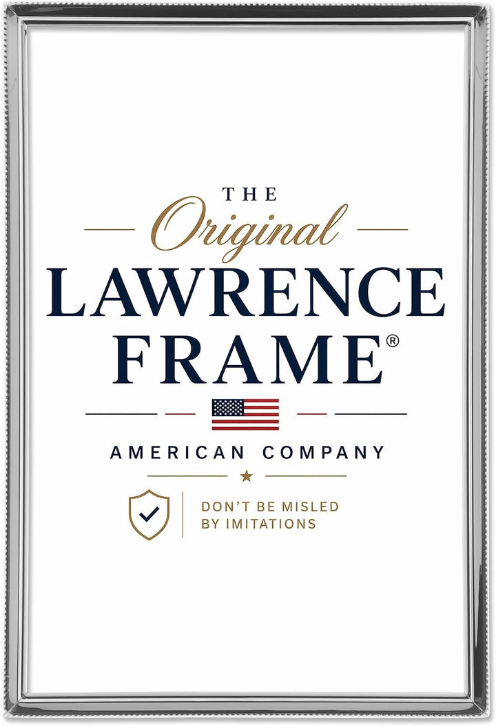 Lawrence Frames Bilderrahmen, 20,3 x 30,5 cm, poliertes Silber silber 8x12, silber 8x12