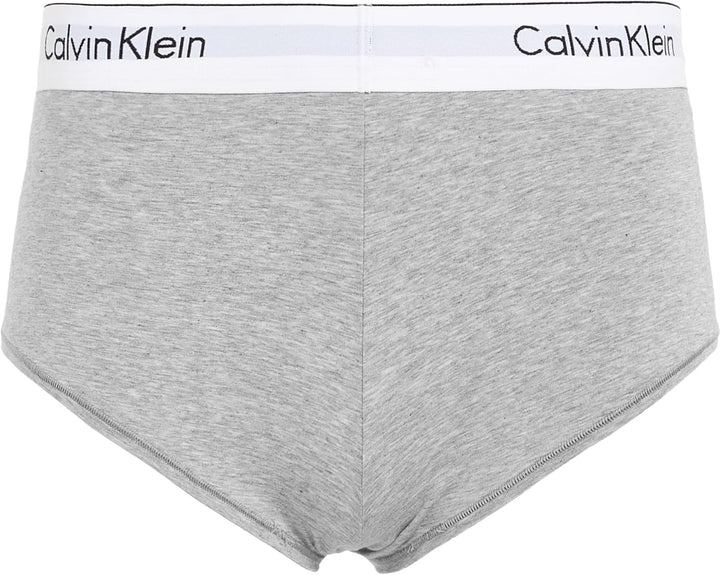 Calvin Klein Damen Boyshorts XS Grau (Grey Heather), XS Grau (Grey Heather)