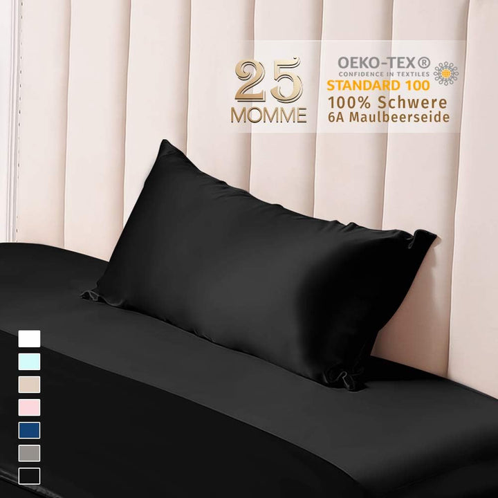 THXSILK 25 Momme Seide Kissenbezug für Haar und Haut - Maulbeerseide Kissenbezug - Hypoallergen mit