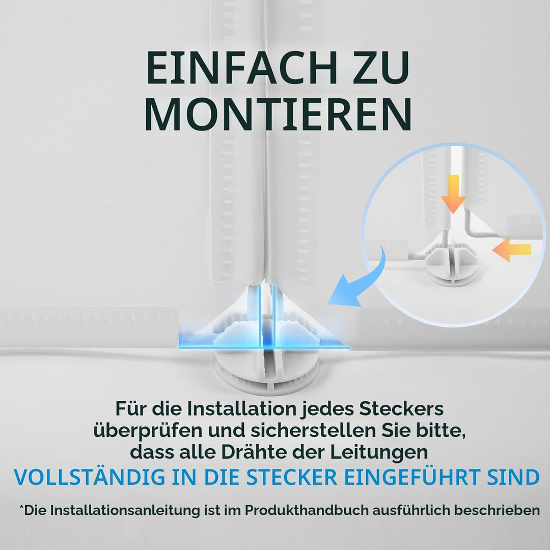 MEEXPAWS Extra grosse Katzentoilette, Spritzschutz, 68 x 50 cm, grosse Katzentoilette, leicht zu rei