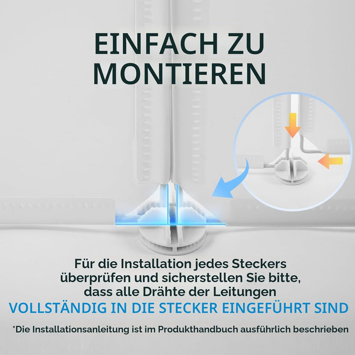 MEEXPAWS Extra grosse Katzentoilette, Spritzschutz, 68 x 50 cm, grosse Katzentoilette, leicht zu rei