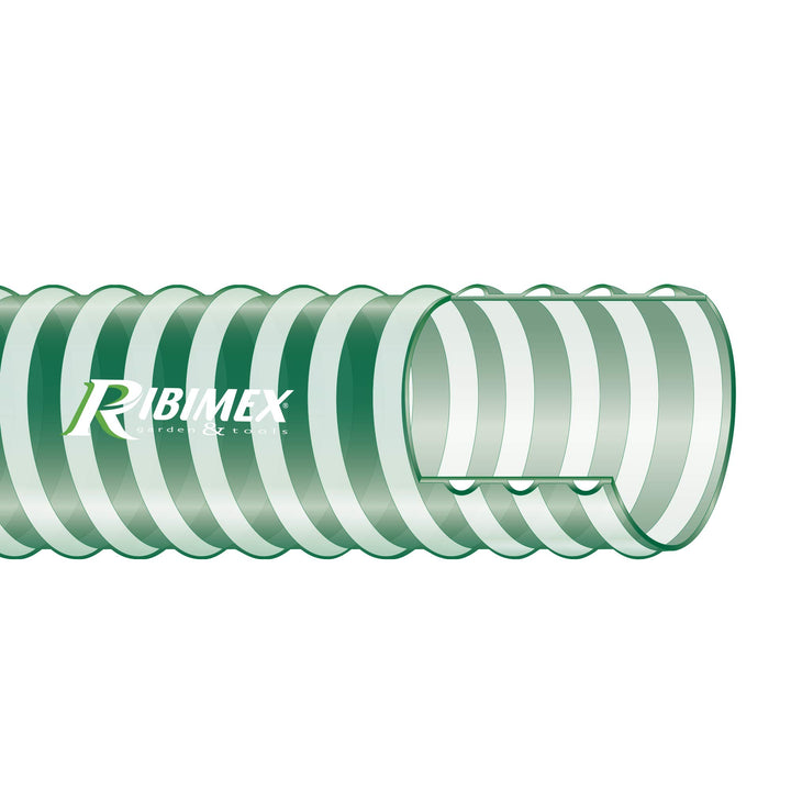 Ringed pvc hose ø 38 Einheitsgrösse Grün, Einheitsgrösse Grün