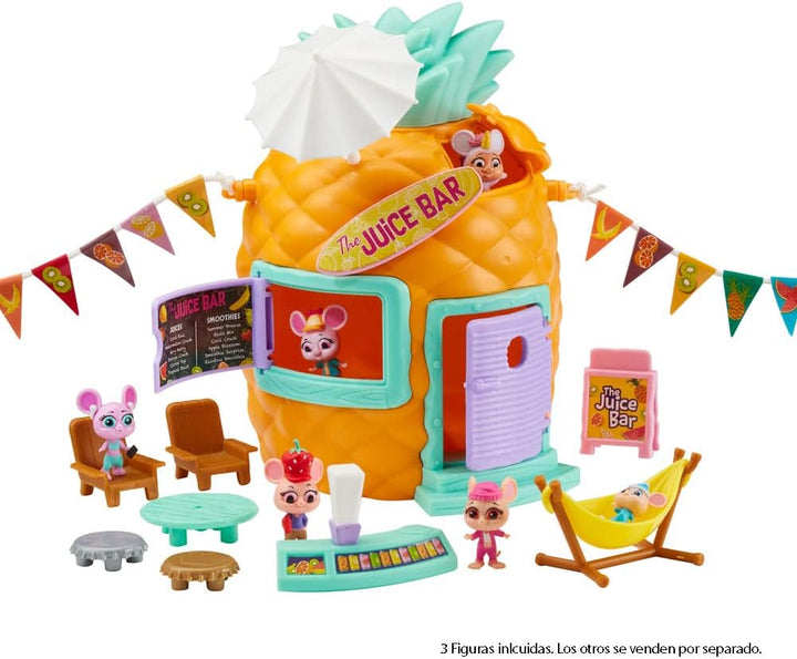 Millie and Friends Maus in The House CO07395 Playset Bar Säfte Pineapple Spielzeug, Sammelspielzeug,