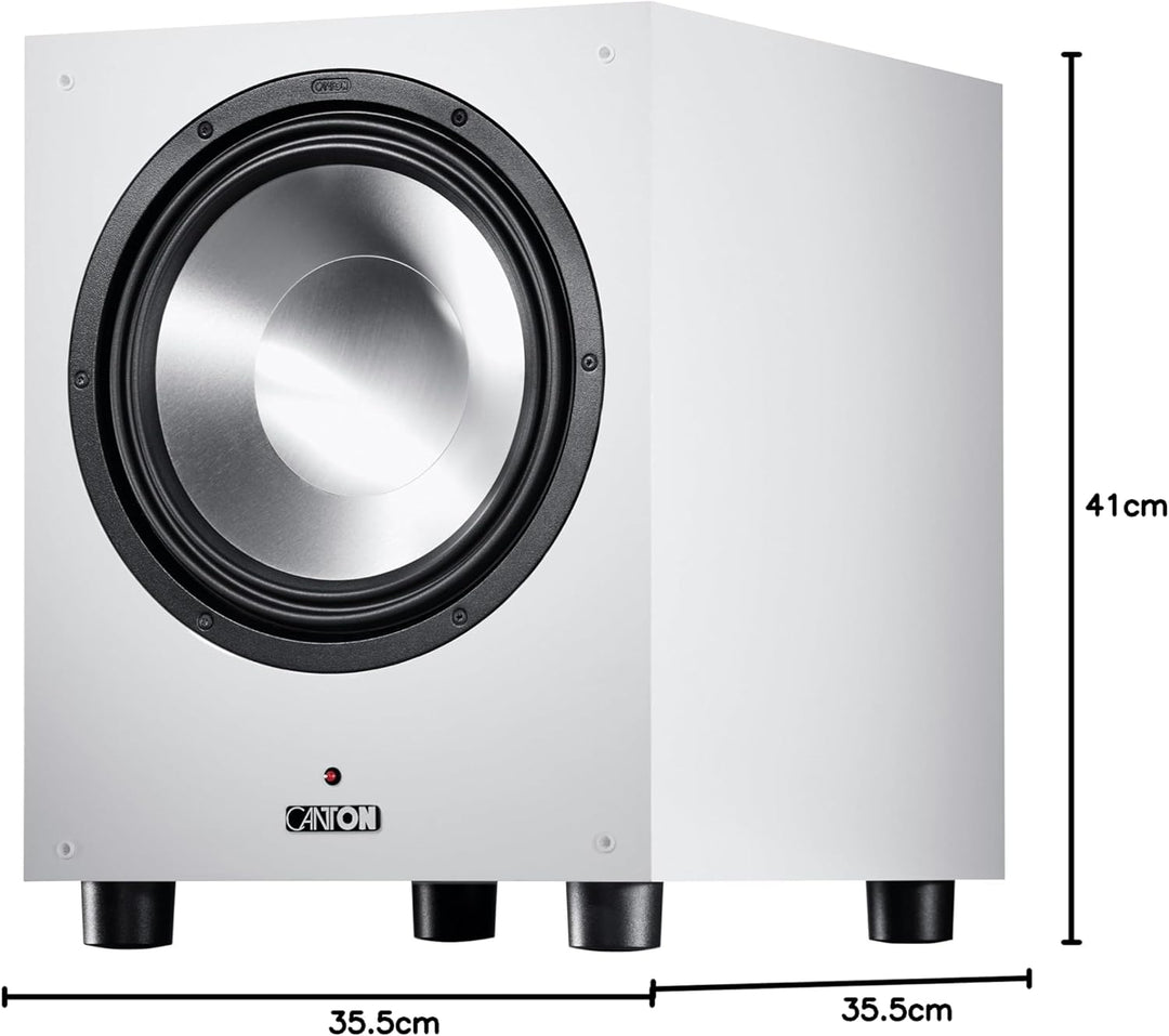 Canton Sub 12.3 Aktiver Subwoofer - Weiss, Weiß
