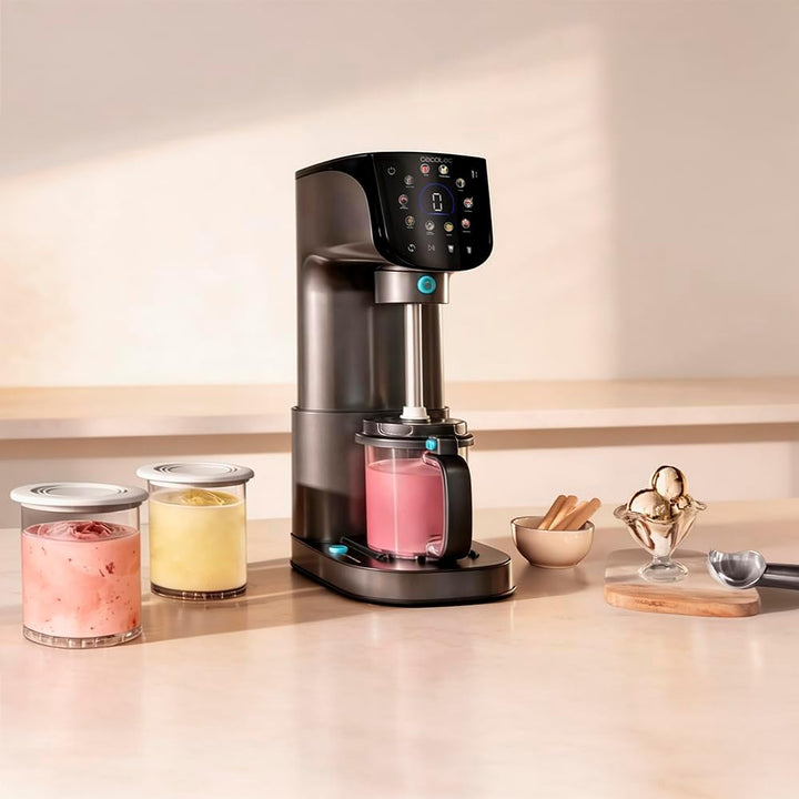 Cecotec Eisbecher Gelatec GelaCups, 3er Set Behälter mit Deckel, 700 ml pro Becher, BPA-frei, hygien