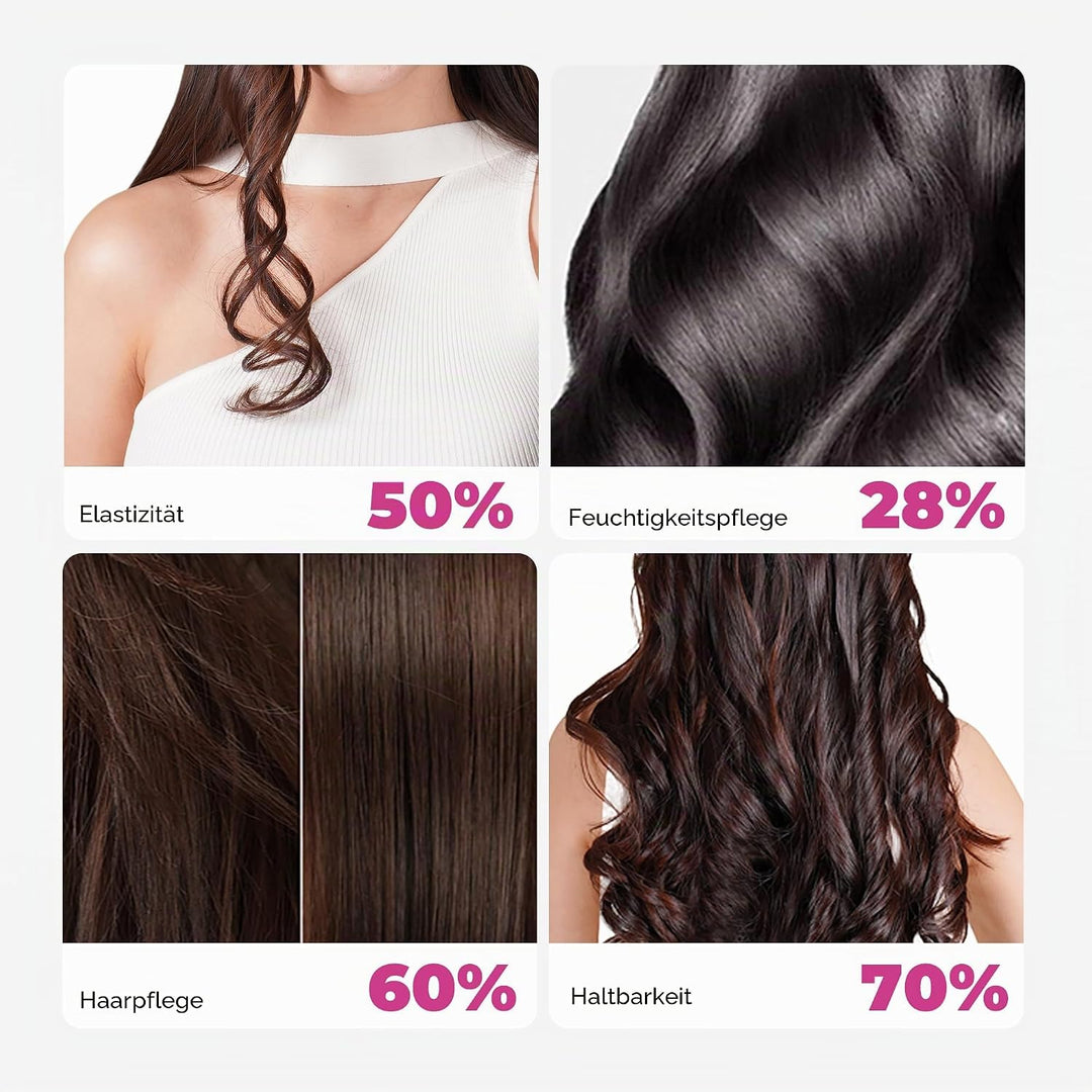 MogaWave pro Air styler 6 in 1 Hairstyler set Airbrush Haarstyler mit Warmluftbürste, Föhnbürste, Ru