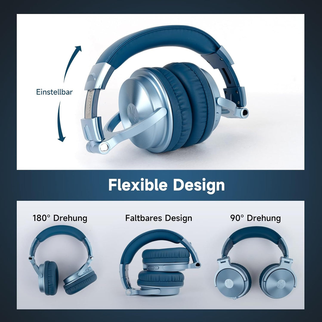 OneOdio Bluetooth Kopfhörer Over Ear [Bis zu 110 Std & BT 5.2] Kopfhörer Kabellos Bluetooth mit 50mm