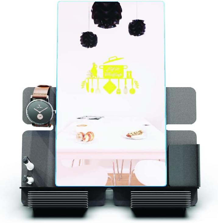 Schreibtisch Organizer gross, HxBxT 35,5x31x34,5cm, Tisch Organizer Holz, Organisation Schreibtisch,