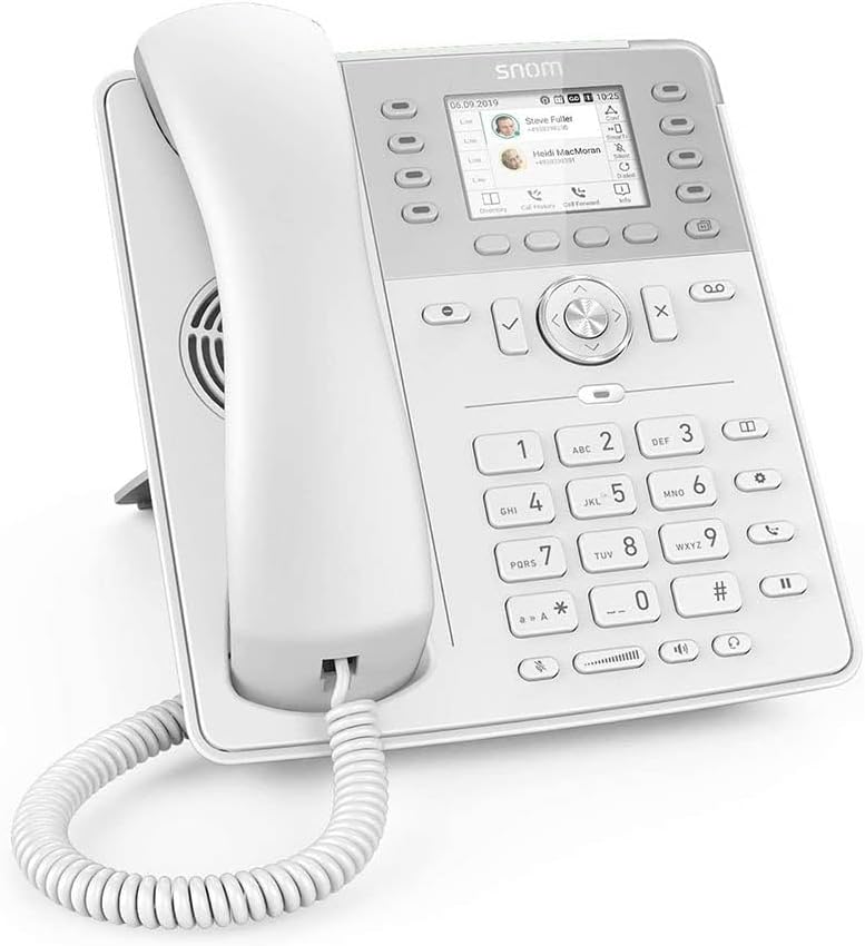 Snom D735 IP Telefon, SIP Tischtelefon ITSPA 2020 Award, hochauflösendes grafisches 2,7-Zoll-TFT-Dis