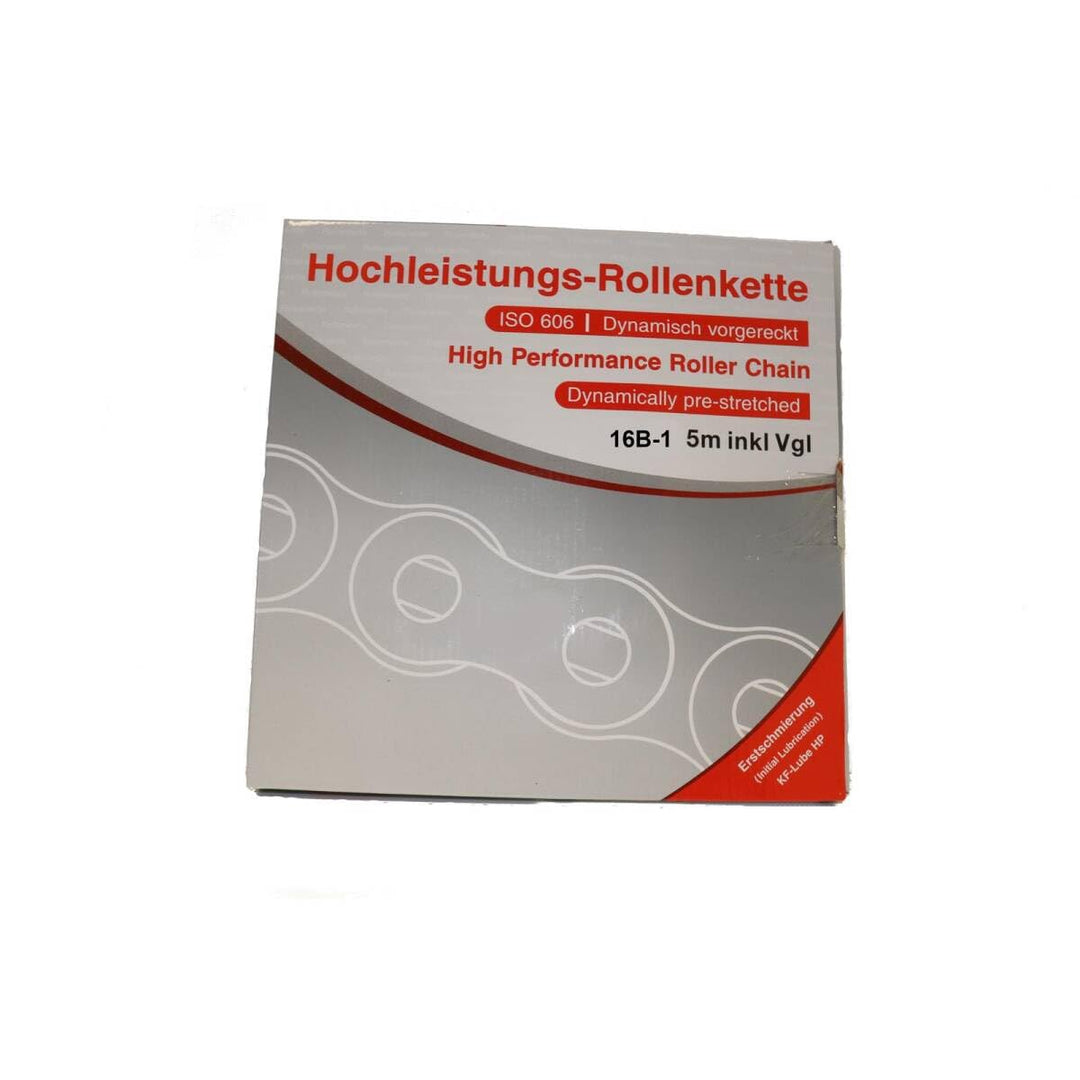 16B-1 5 Meter Feickert Hochleistungsrollenkette Simplex 25,4 mm 1" DIN 8187