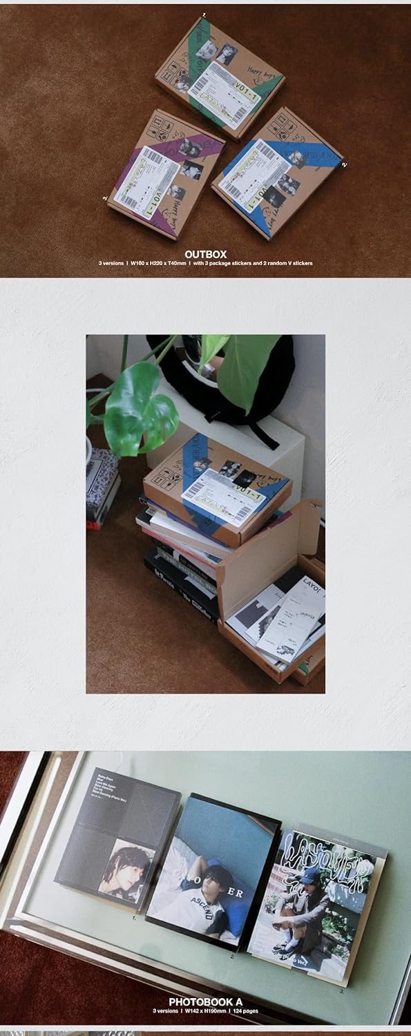 V BTS - Layover Album (3 ver. SET), 3 Ver. Set
