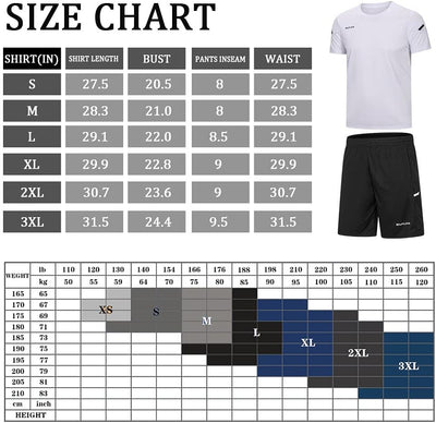 BUYJYA Herren Workout Kleidung Athletic Shorts Set 3er Pack für Basketball Fussball Training Laufen