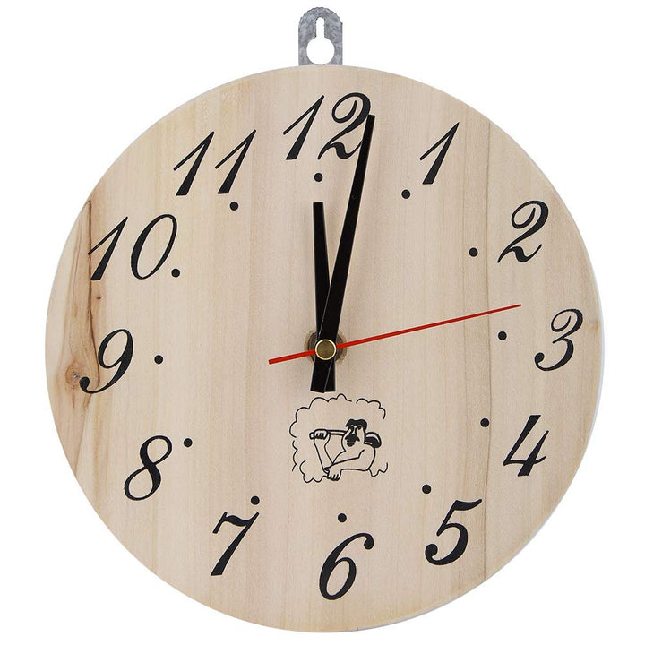 Fdit 8in Sauna Clock Decorative Timer Clock Wanduhr für Sauna Zubehör Sauna Room Home Decor MEHRWEG