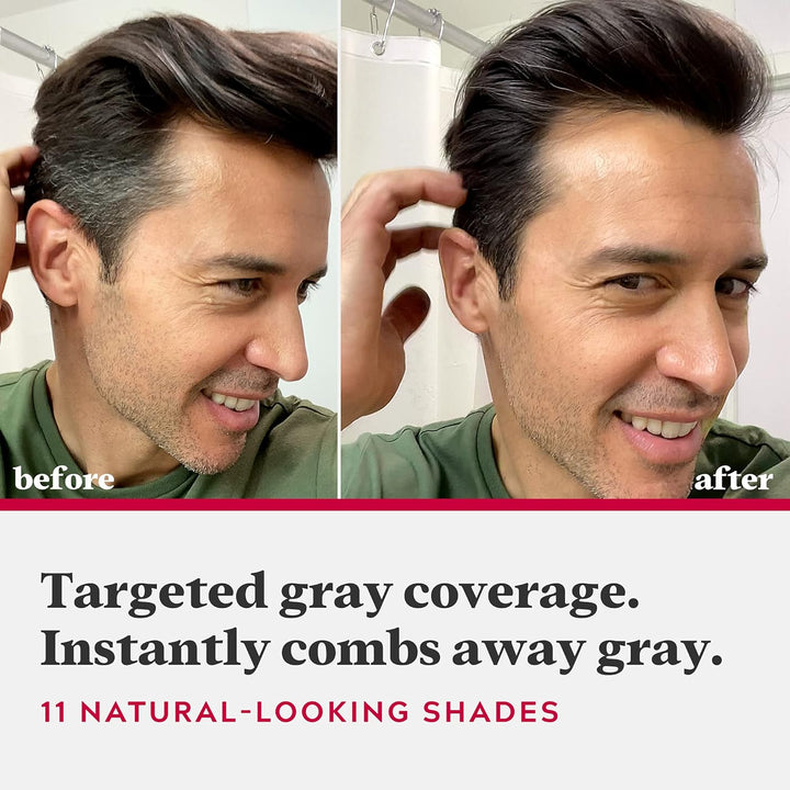 Just for men Per Anhalter gekämmte Haarfarbe für Herren Schwarz