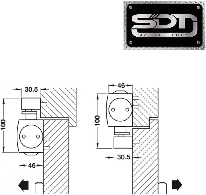 Geze GEZE Türschliesser TS 5000 Komplettset mit Gleitschiene und Montageplatte Grösse EN2-6 mit Öffn