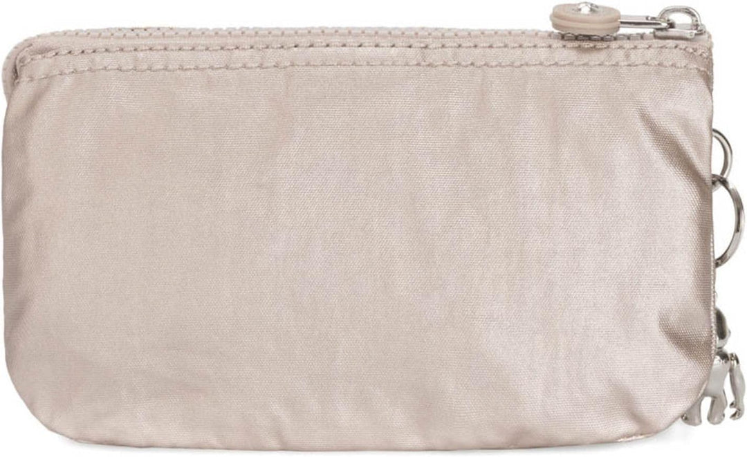 Kipling Damen Creativity L Tasche, Silber (Metallic Glow), 18.5x11x5 cm EU, Metallic Glow