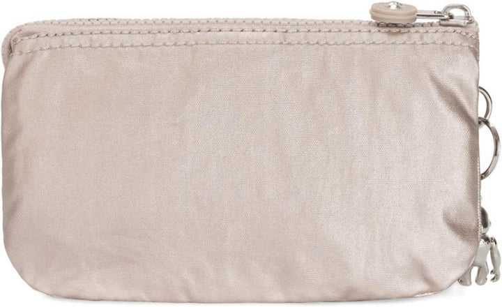 Kipling Damen Creativity L Tasche, Silber (Metallic Glow), 18.5x11x5 cm EU, Metallic Glow