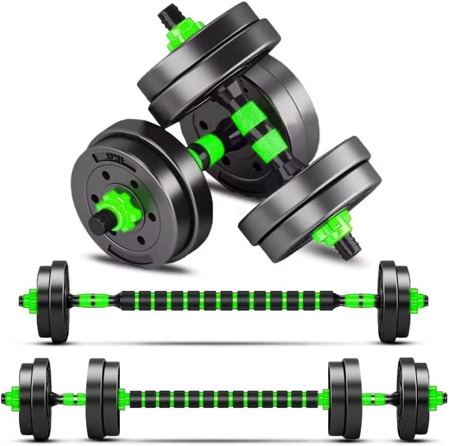 BCBIG hanteln set, Kurzhanteln Verstellbar,2er Kunststoff Hantelset,Kurz Lang Dumbbell,Einstellbar H