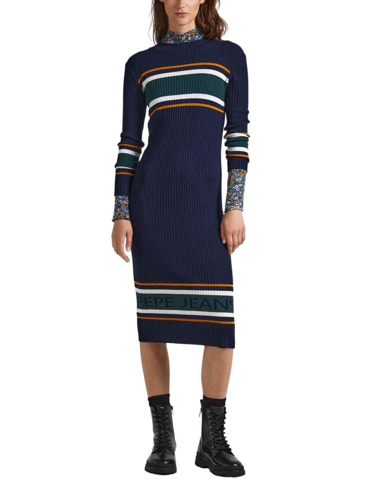 Pepe Jeans Herren Evelina Midikleid, XL