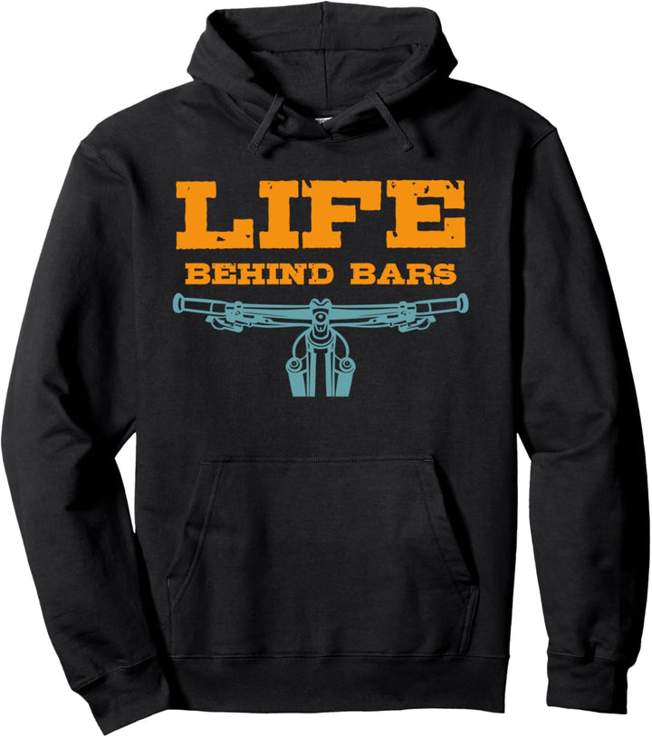 Life behind bars - Lustiges Fahrrad Mountainbike MTB Pullover Hoodie