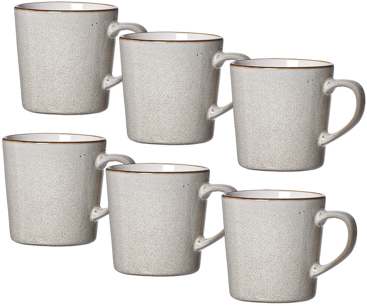 Kaffeebecher-Set Visby, 6-teilig, Grau