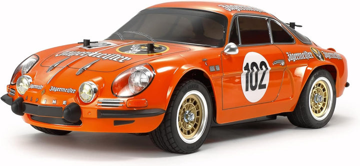 Tamiya 58708 1:10 RC Renault Alpine A110 Jägerm. M-06 - ferngesteuertes Auto, RC Fahrzeug, Modellbau