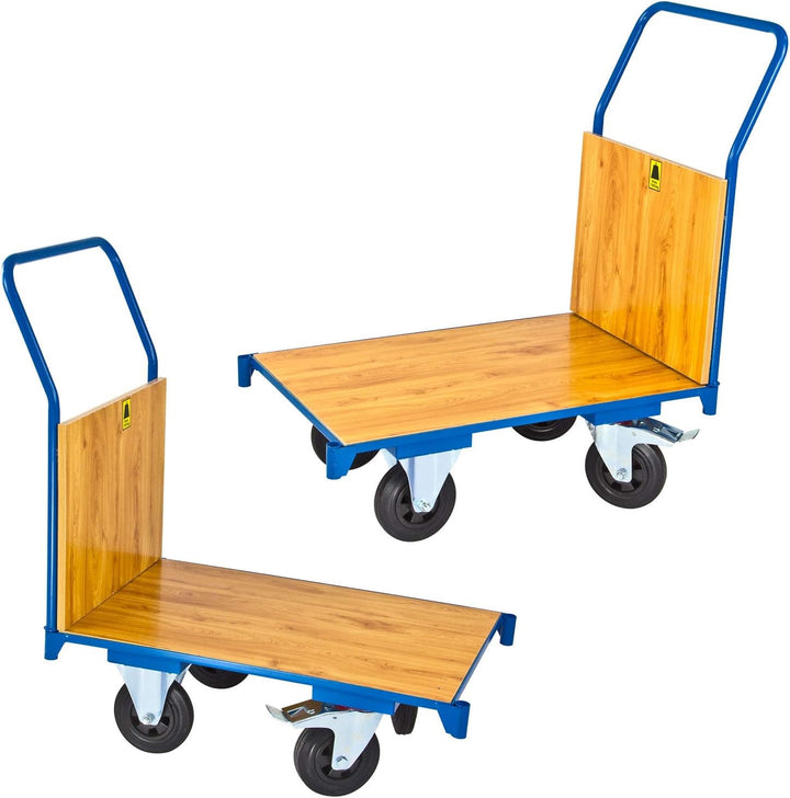 ADB Transportwagen L740xB500 mm Plattenwagen Ladefläche Handwagen Transportkarre Magazinwagen, L740x