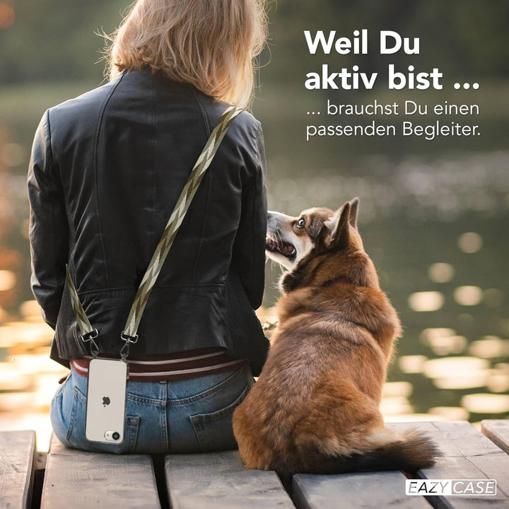 EAZY CASE Handykette - Verstellbares Taschenband kompatibel mit iPhone 17e, Schulterriemen, Handykor