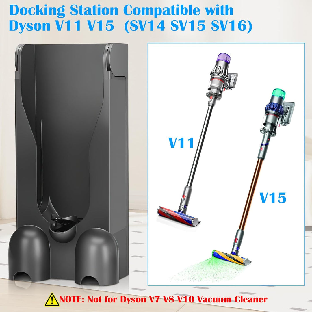 Wandhalterung Ladestation Dockingstation Halterung für Dyson V11 V15 Staubsauger aus ABS-Kunststoff