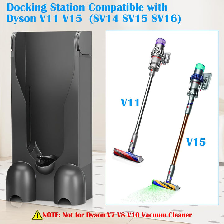 Wandhalterung Ladestation Dockingstation Halterung für Dyson V11 V15 Staubsauger aus ABS-Kunststoff