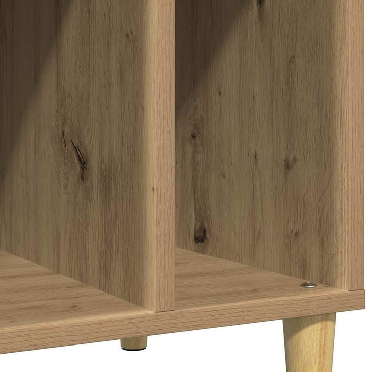 vidaXL Plattenschrank Artisan-Eiche 100x38x48 cm Holzwerkstoff, Schallplattenschrank, Vinylschrank,