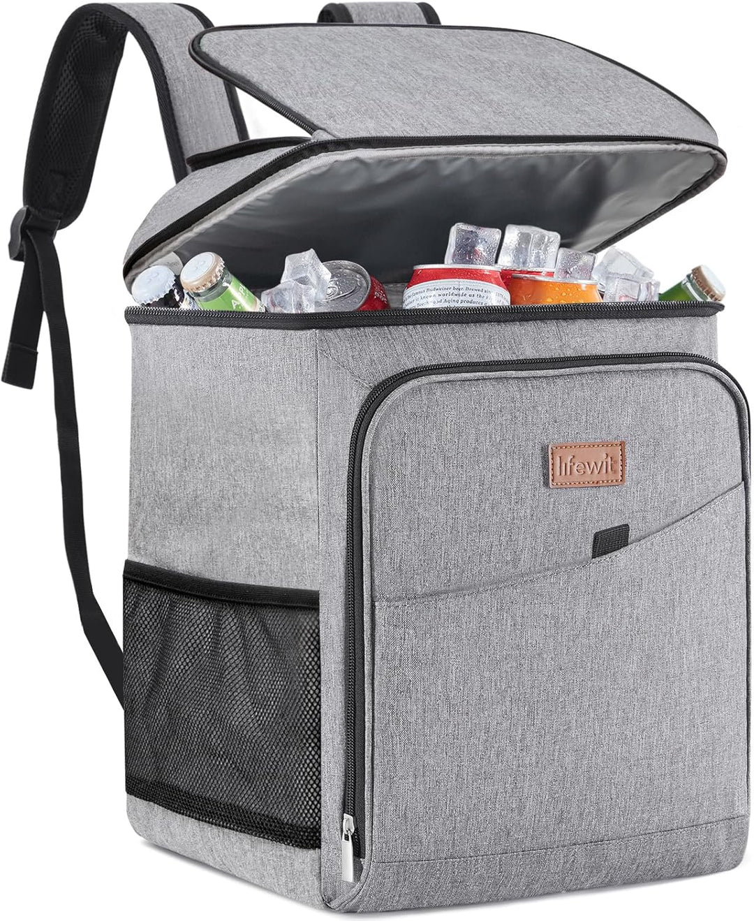 Lifewit 26L Kühlrucksack Thermo Rucksack Kühltasche Isolierte Cooler Bag Weich Doppeldecker für Pick