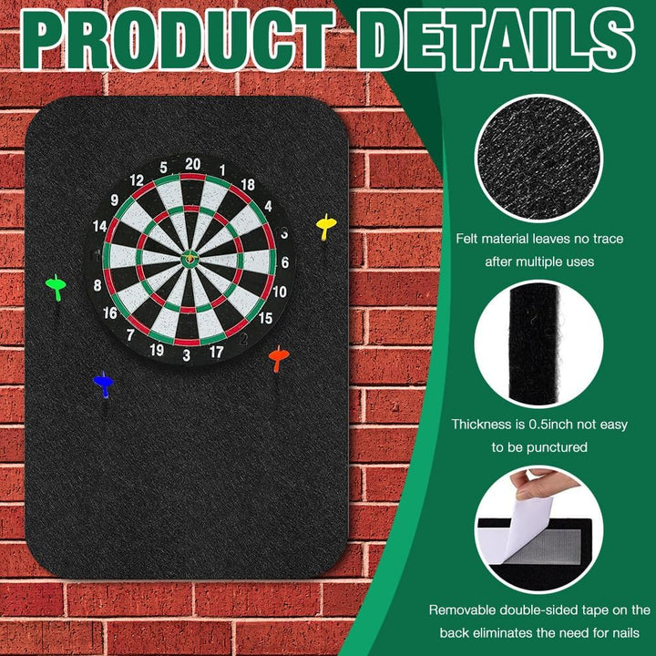 Dartboard Wandschutz, 60 * 90cm Dart Wandschutz, Dart Surround, Wandumrandung Für Dartboard, Dartsch