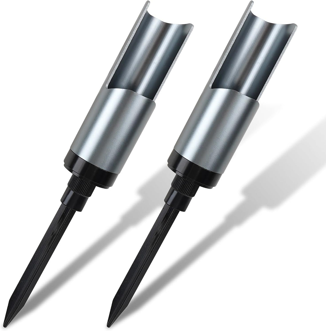 Angel Rutenhalter Bodenständer Universeller Angelrutenhalter aus Aluminiumlegierung, abnehmbarer Rut