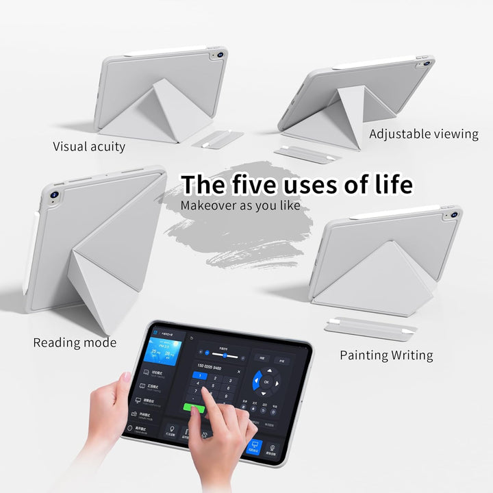 Hülle für iPad (A16) 11. Generation 11 Zoll 2025, iPad 10. Gen 10,9 Zoll 2022, Schlanke Magnetische