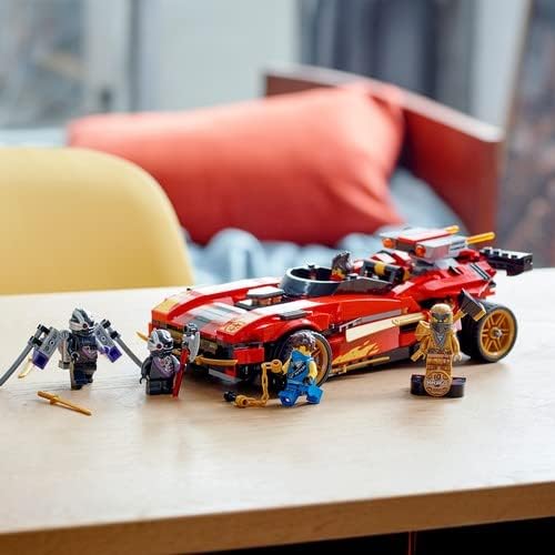 LEGO 71737 NINJAGO Legacy X-1 Ninja Superauto und Motorrad mit Cole als goldene Minifigur Standard V